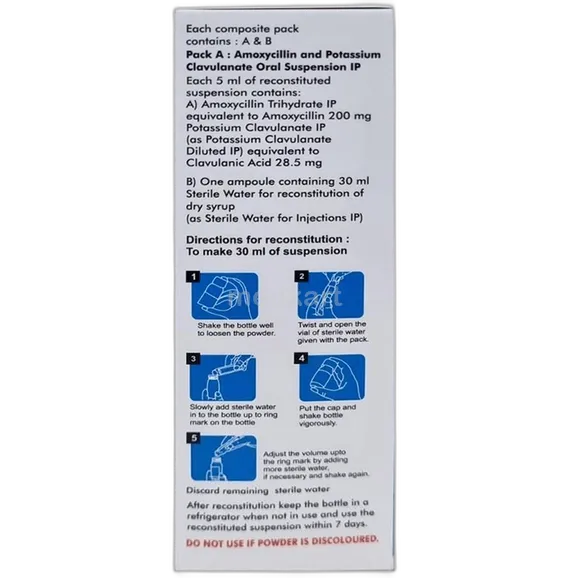 bactoclav dry syrup 30 ml